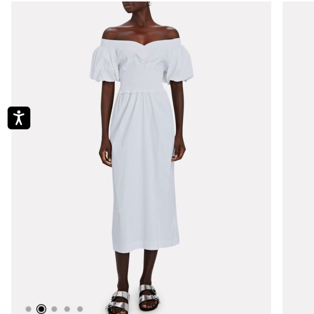 A.L.C. Intermix exclusive white off the shoulder dress 6